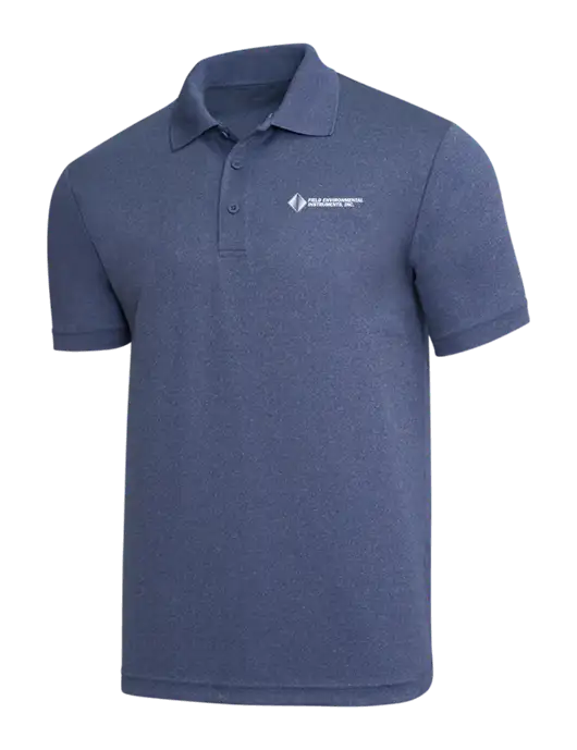 Light Navy Heather PosiCharge RacerMesh Polo w/Field Environmental Logo