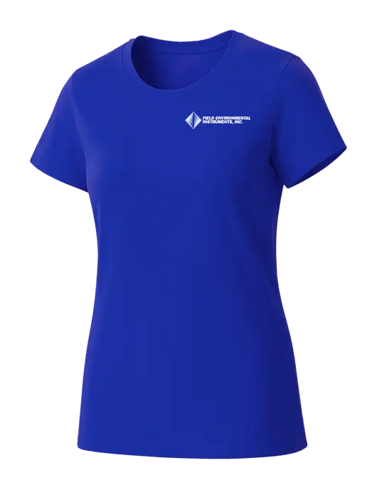Womens Seriously Soft Royal T-Shirt w/Field Environmental Logo