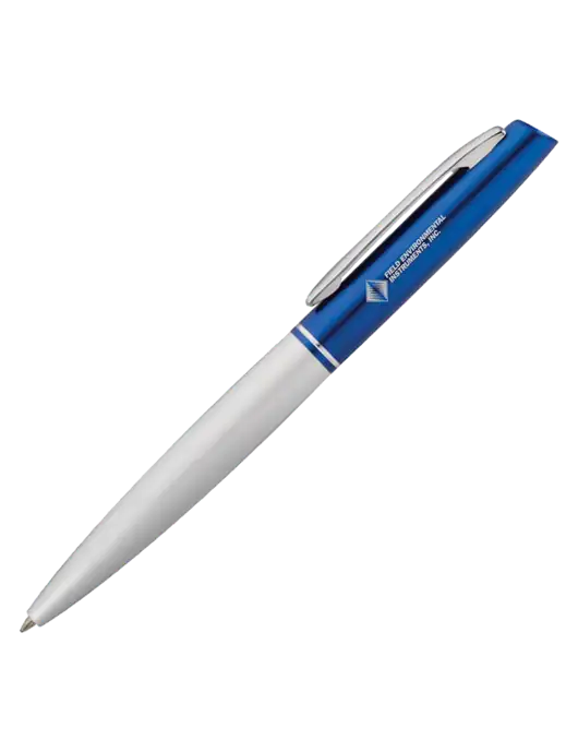 Hamlin Blue Ballpoint - Blue Ink w/Field Environmental Logo