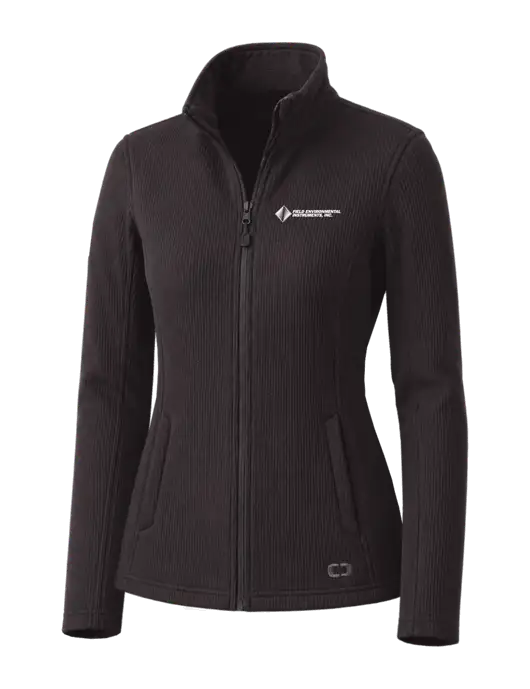 OGIO Blacktop Womens Grit Fleece Jacket w/Field Environmental Logo