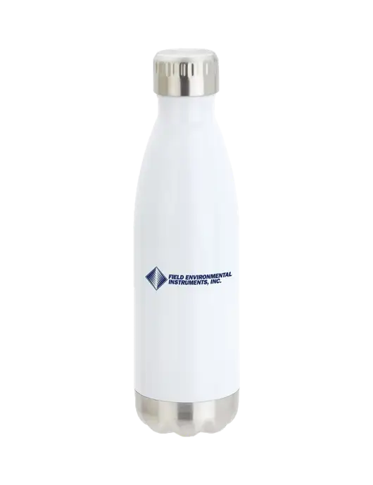 City Go White 17 oz Insulated Bottle w/Field Environmental Logo