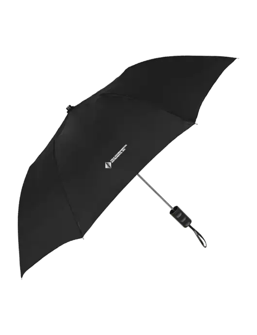 Black 42" Folding Umbrella  w/Field Environmental Logo