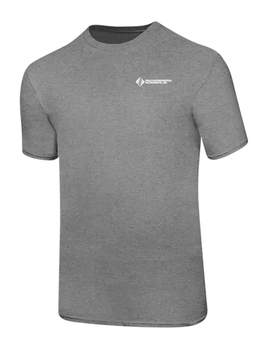 Ring Spun Light Heather Grey 4.5 oz T-Shirt w/Field Environmental Logo