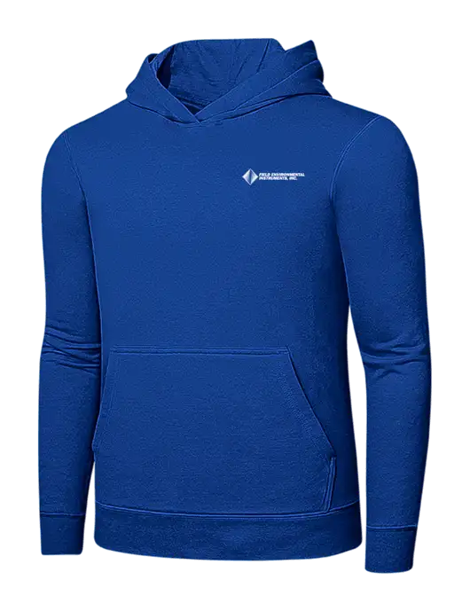 True Royal 7.8 oz Ring Spun Hooded Sweatshirt w/Field Environmental Logo