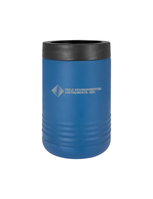 Polar Camel 12 oz Powder Coated Royal Blue Vacuum Insulated Beverage Holder w/Field Environmental Logo