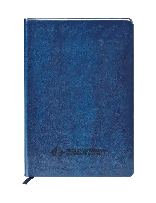 Fabrizio Blue Hard Cover 5.75 x 8.3 Journal w/Field Environmental Logo