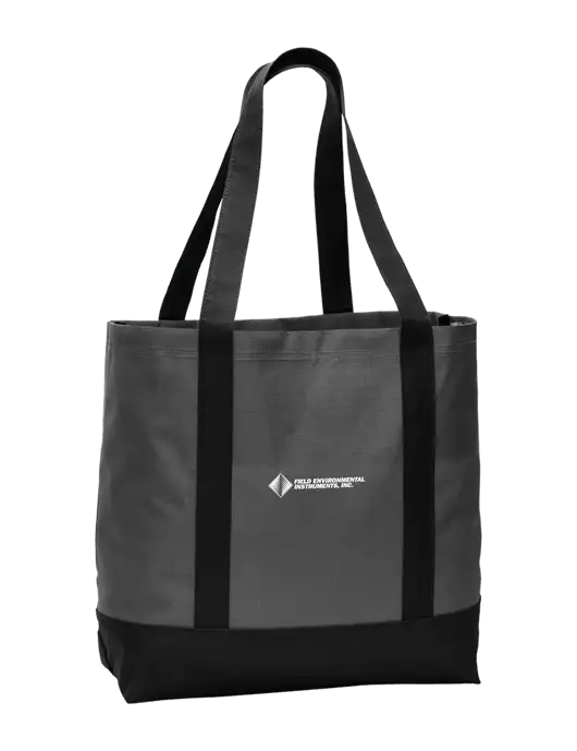 Carryall Charcoal/Black Day Tote Dark w/Field Environmental Logo