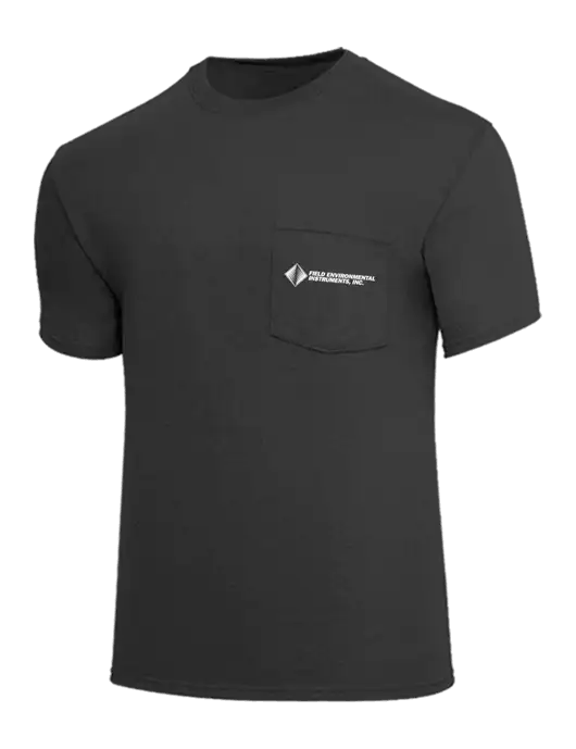 Core Blend Charcoal Grey Pocket T-Shirt w/Field Environmental Logo