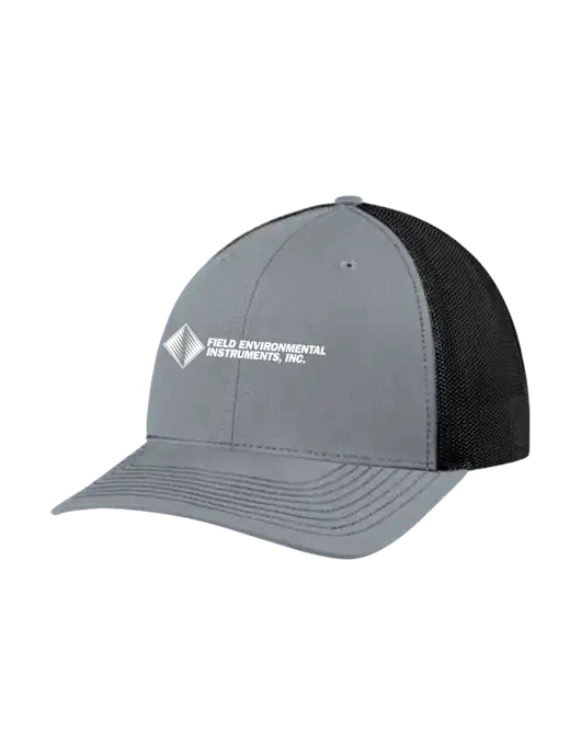 Richardson Adjustable Snapback Original 112 Trucker Cap Heather Grey w/Black Mesh w/Field Environmental Logo