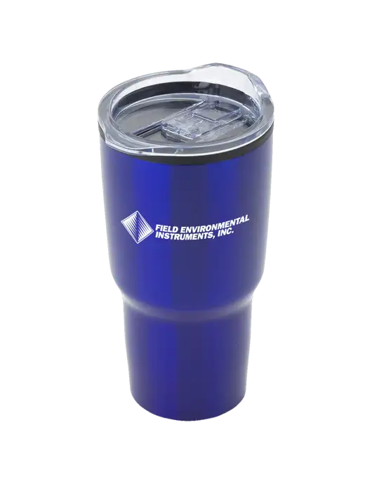 Odyssey Blue 30 oz Travel Tumbler w/Field Environmental Logo