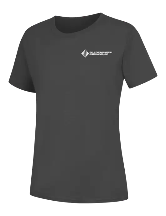 Womens Charcoal Core Blend Tee w/Field Environmental Logo