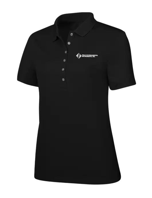 Callaway Womens Ottoman Black Polo w/Field Environmental Logo