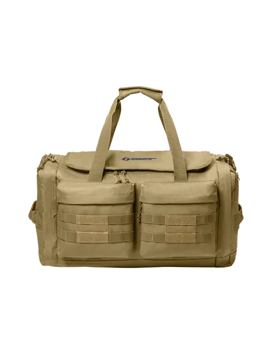 CornerStone Dark Tan Tactical Duffel w/Field Environmental Logo