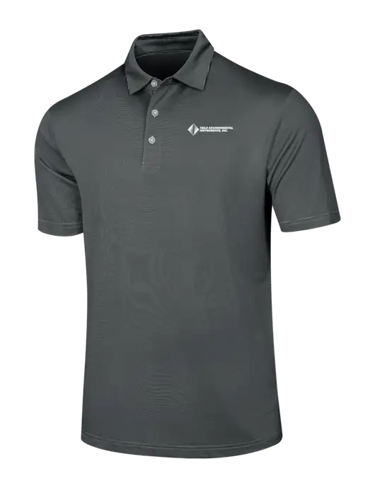 Callaway Black Fine Line Stripe Polo w/Field Environmental Logo