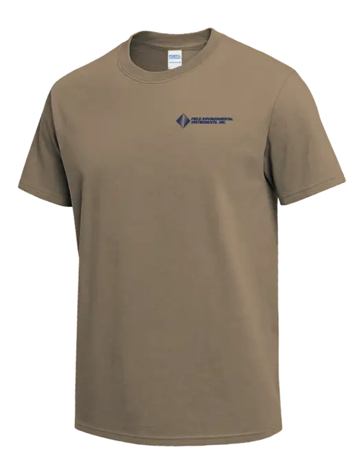 Dark Tan Heavyweight 6.1 oz T-Shirt w/Field Environmental Logo
