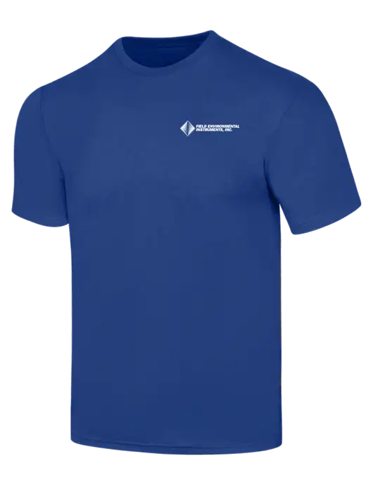 Simply Soft Dark Royal 4.5oz  Poly/Combed Ring Spun Cotton T-Shirt w/Field Environmental Logo