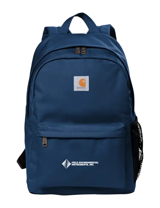 Carhartt Navy Canvas Backpack w/Field Environmental Logo