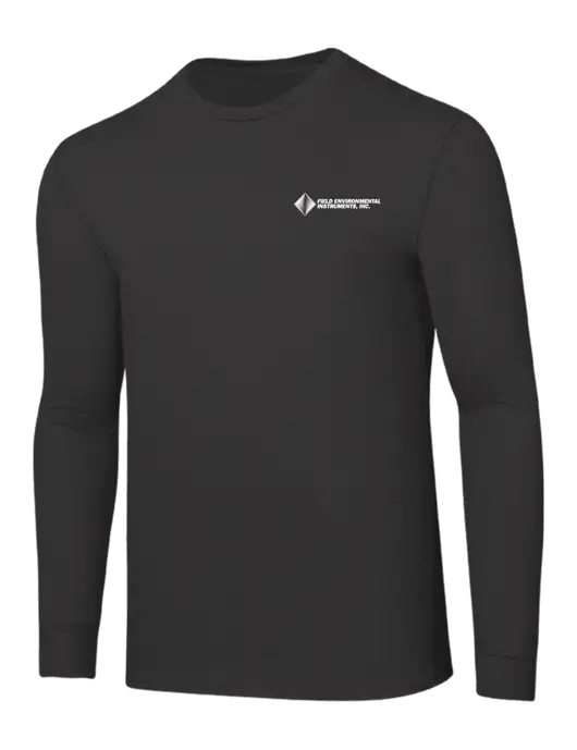 Core Blend Charcoal Grey Long Sleeve Tee w/Field Environmental Logo