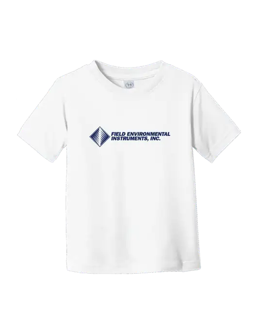 Rabbit Skins White Toddler Fine Jersey Tee w/Field Environmental Logo