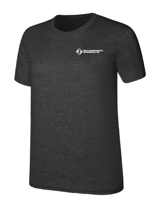 Womens Ring Spun Dark Heather Grey 4.5 oz T-Shirt w/Field Environmental Logo