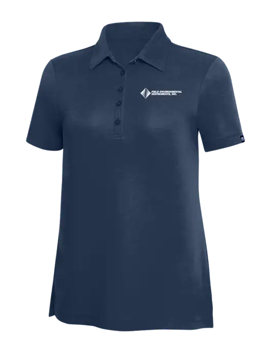 TravisMathew Navy Solid Womens Oceanside Polo w/Field Environmental Logo