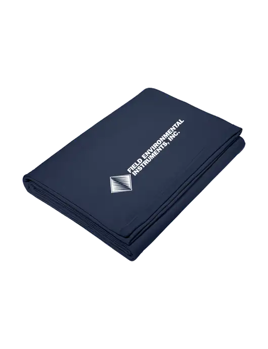 Core Navy Fleece Sweatshirt Blanket w/Field Environmental Logo