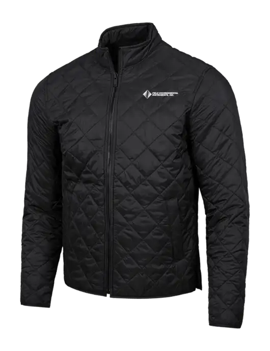 Mercer+Mettle Black Quilted Full-Zip Jacket w/Field Environmental Logo