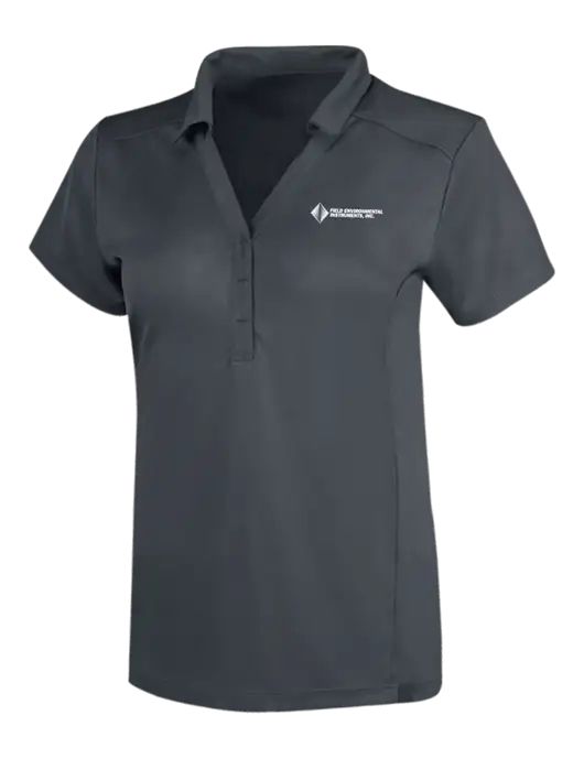 OGIO Dark Grey Womens Framework Polo w/Field Environmental Logo