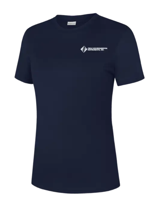 Womens Navy PosiCharge Competitor Tee w/Field Environmental Logo