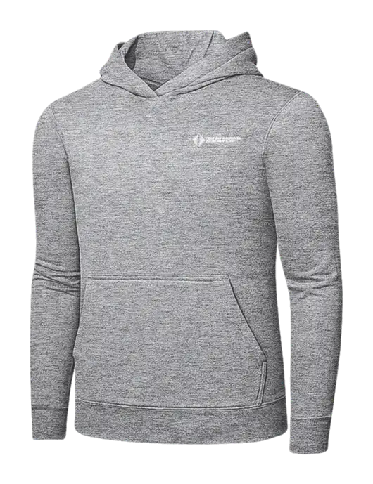 Light Grey Heather 7.8 oz Ring Spun Hooded Sweatshirt w/Field Environmental Logo