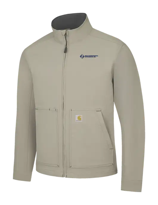 Carhartt Light  Grey Super Dux Soft Shell Jacket w/Field Environmental Logo