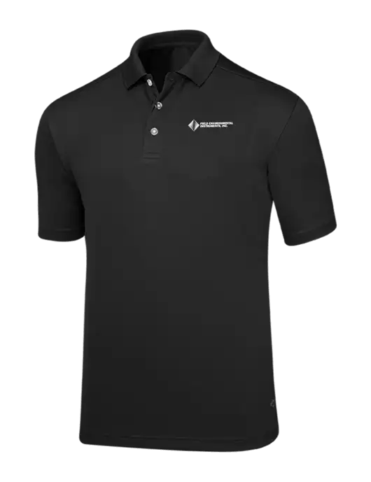 Callaway Core Black Performance Polo w/Field Environmental Logo