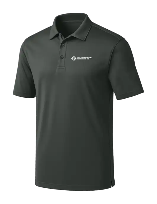 Dark Grey Silk Touch Performance Polo w/Field Environmental Logo