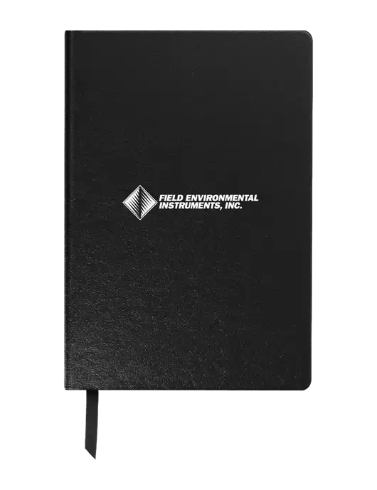 Achieve Black Hardcover Journal, 5.5 x 8.37 w/Field Environmental Logo