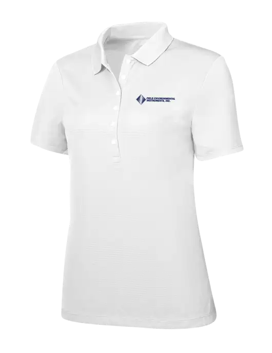 Callaway Womens Ottoman Bright White Polo w/Field Environmental Logo