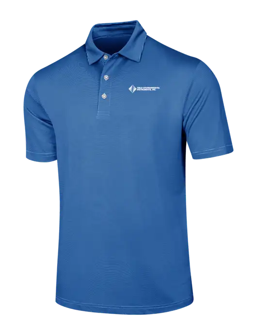 Callaway Royal Blue Fine Line Stripe Polo w/Field Environmental Logo
