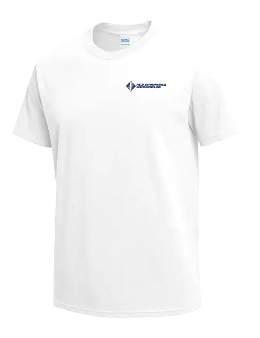 White Heavyweight 6.1 oz T-Shirt w/Field Environmental Logo