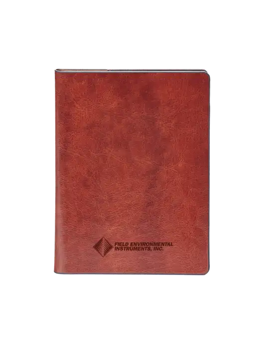 Fabrizio Brown Rfid Passport Holder w/Field Environmental Logo