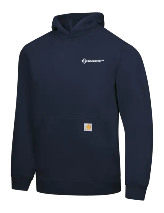 Carhartt Navy Midweight Hooded Sweatshirt w/Field Environmental Logo