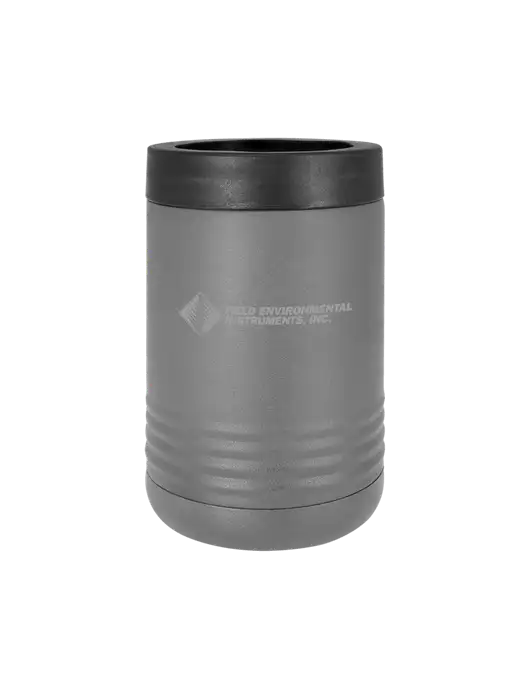 Polar Camel 12 oz Powder Coated Grey Vacuum Insulated Beverage Holder w/Field Environmental Logo