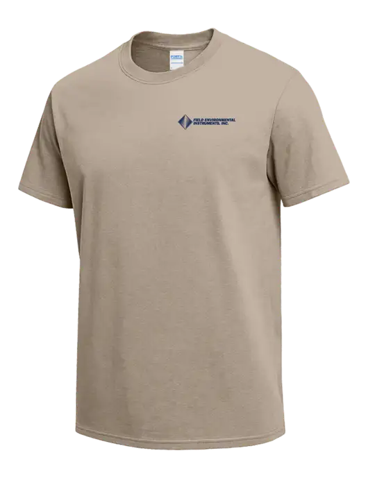 Tan Heavyweight 6.1 oz T-Shirt w/Field Environmental Logo