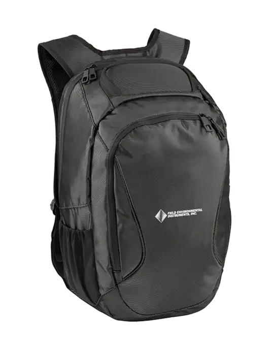 Stealth Dark Grey/Black Laptop Backpack w/Field Environmental Logo
