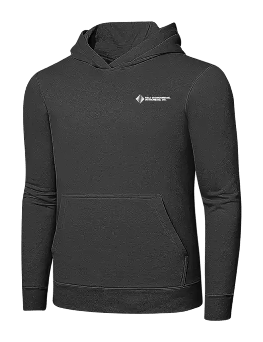 Charcoal 7.8 oz Ring Spun Hooded Sweatshirt w/Field Environmental Logo