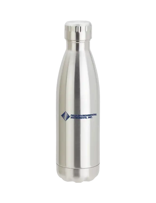 City Go Silver 17 oz Insulated Bottle w/Field Environmental Logo