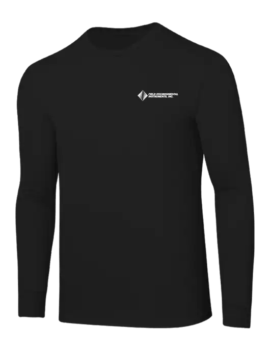 Core Blend Black Long Sleeve Tee w/Field Environmental Logo