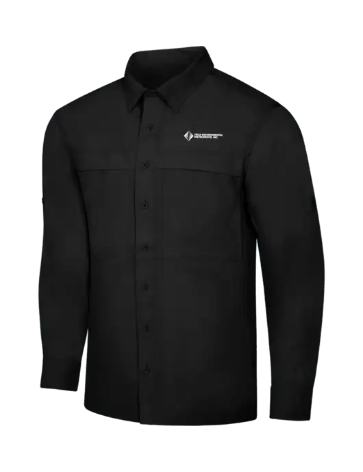 Black Long Sleeve UV Daybreak Shirt w/Field Environmental Logo