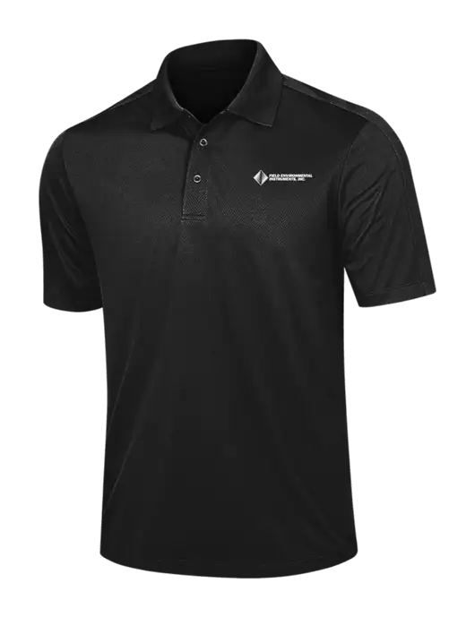 Black Diamond Textured Jacquard Polo w/Field Environmental Logo