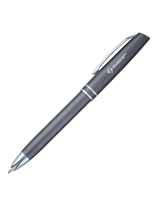 Gunmetal Anguilla Black Ink Pen w/Field Environmental Logo