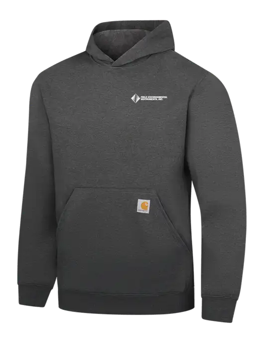 Carhartt Dark Grey Heather Midweight Hooded Sweatshirt w/Field Environmental Logo