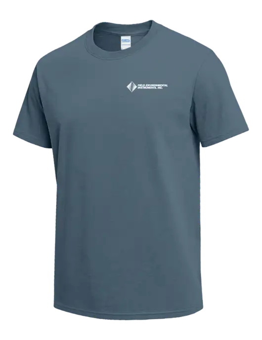 Slate Blue Heavyweight 6.1 oz T-Shirt w/Field Environmental Logo